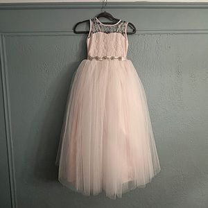 Pre owned Flower girl dress Size 10 Blush Pink